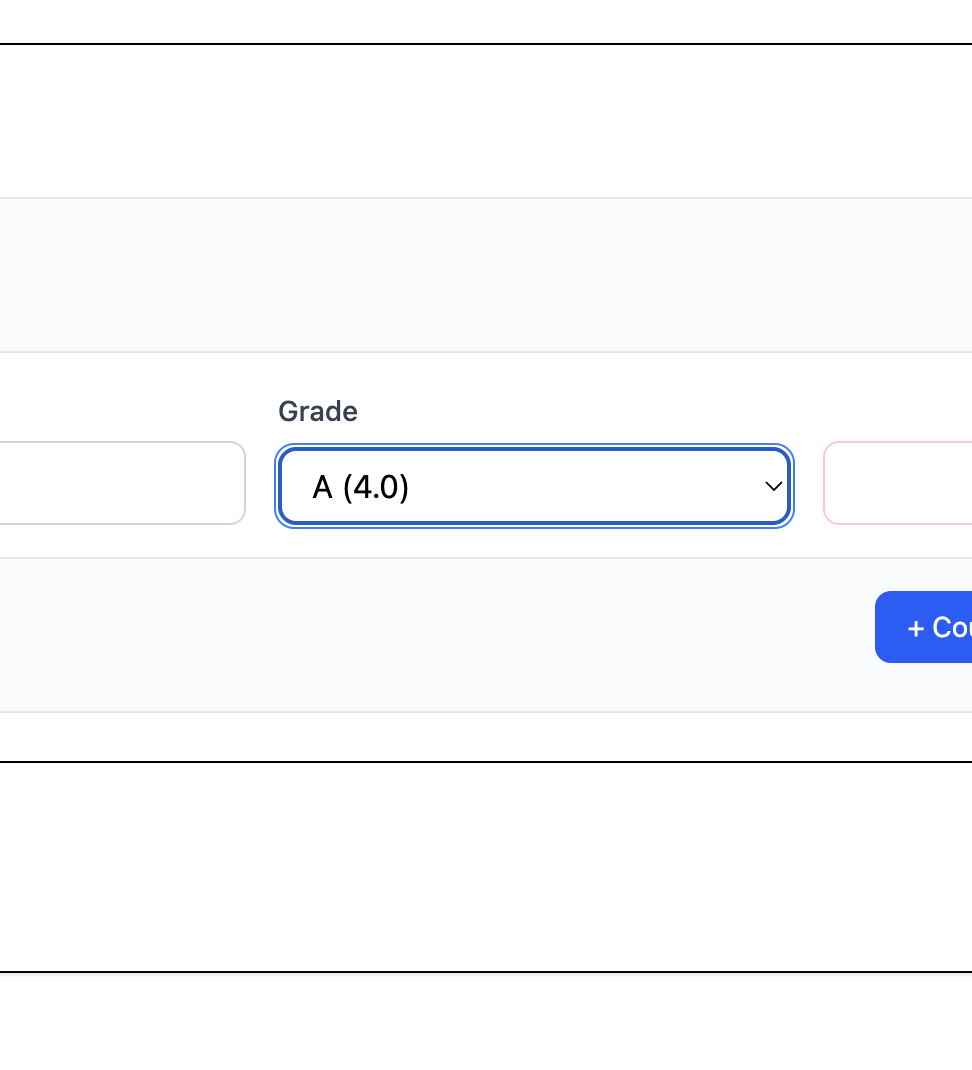 GPA Calculator Step 3